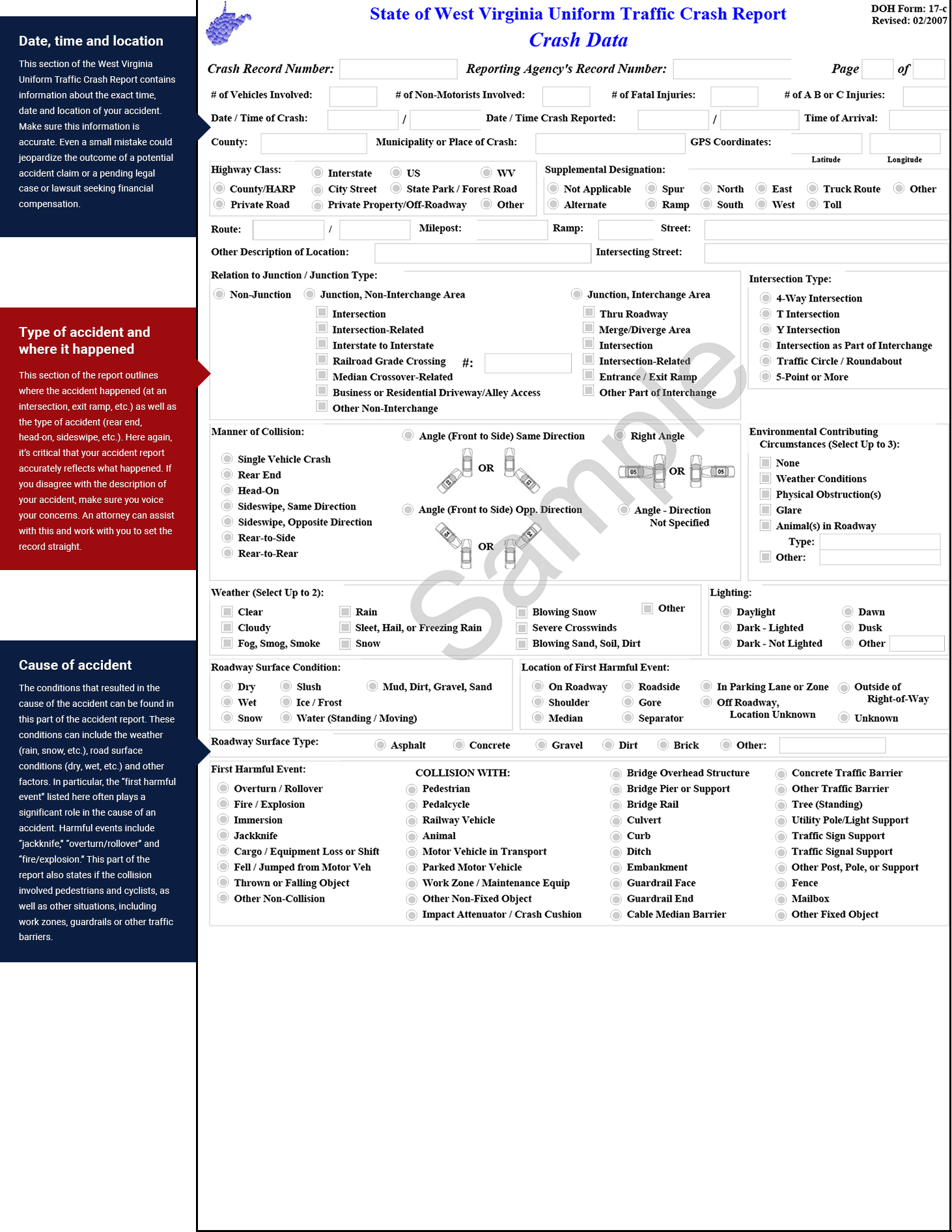 WV Accident Report Page 1